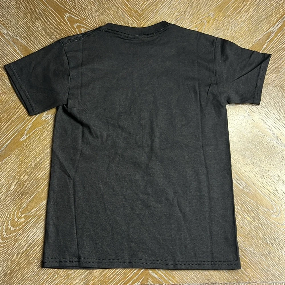 MESSI Kids Black Messi GOAT Football Soccer Print Tee S